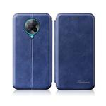 For Xiaomi Redmi K30 Pro / Redmi K30 Pro Zoom Poco F2 Pro Integrated Electricity Pressing Retro Texture Magnetic TPU+PU Leather Case with Card Slot & Holder(Blue)