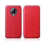 For Xiaomi Redmi K30 Pro / Redmi K30 Pro Zoom Poco F2 Pro Integrated Electricity Pressing Retro Texture Magnetic TPU+PU Leather Case with Card Slot & Holder(Red)