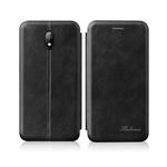 For Xiaomi Redmi 8A Integrated Electricity Pressing Retro Texture Magnetic TPU+PU Leather Case with Card Slot & Holder(Black)