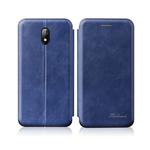 For Xiaomi Redmi 8A Integrated Electricity Pressing Retro Texture Magnetic TPU+PU Leather Case with Card Slot & Holder(Blue)