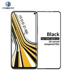 For vivo iQOO Z1 PINWUYO 9H 3D Curved Full Screen Explosion-proof Tempered Glass Film(Black)