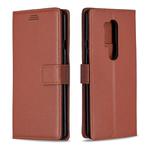 For OnePlus 8 Pro Litchi Texture Horizontal Flip Leather Case with Holder & Card Slots & Wallet & Photo Frame(Brown)