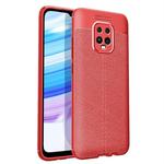 For Xiaomi Redmi 10X Pro 5G Litchi Texture TPU Shockproof Case(Red)