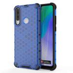 For Huawei Y7P  Shockproof Honeycomb PC + TPU Case(Blue)