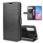 For Huawei Enjoy Z 5G R64 Texture Single Horizontal Flip Protective Case with Holder & Card Slots & Wallet& Photo Frame(Black)