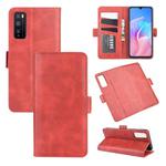 For Huawei Enjoy Z 5G Dual-side Magnetic Buckle Horizontal Flip Leather Case with Holder & Card Slots & Wallet(Red)