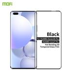For Huawei Nova 7 Pro /Honor 30 Pro MOFI 9H 3D Explosion Proof Thermal Bending Full Screen Covered Tempered Glass Film(Black)