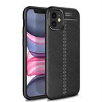 For iPhone 12 mini  Litchi Texture TPU Shockproof Case(Black)