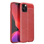 For iPhone 12 / 12 Pro Litchi Texture TPU Shockproof Case(Red)