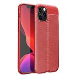 For iPhone 12 Pro Max Litchi Texture TPU Shockproof Case(Red)