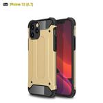 For iPhone 12 Pro Max Magic Armor TPU + PC Combination Case(Gold)