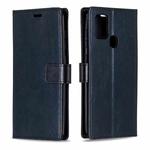 For Samsung Galaxy A21s Crazy Horse Texture Horizontal Flip Leather Case with Holder & Card Slots & Wallet & Photo Frame(Black)