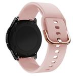 22mm For Huawei Watch GT2e/GT/GT2 46MM Color Buckle Silicone Watch Band (Pink)