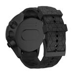For Suunto Spartan Sport & Suunto 9 / 9 Baro / D5 Universal Football Texture Silicone Watch Band(Black)