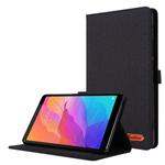 For Huawei MatePad T 8 Horizontal Flip TPU + Fabric PU Leather Protective Case with Card Slots & Holder(Black)