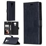 For Xiaomi Redmi Note 9 Crazy Horse Texture Horizontal Flip Leather Case with Holder & Card Slots & Wallet & Photo Frame(Black)