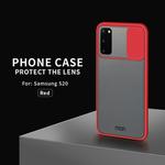 For Samsung Galaxy S20 MOFI Xing Dun Series Translucent Frosted PC + TPU Privacy Anti-glare Shockproof All-inclusive Protective Case(Red)