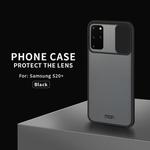 For Samsung Galaxy S20 Plus MOFI Xing Dun Series Translucent Frosted PC + TPU Privacy Anti-glare Shockproof All-inclusive Protective Case(Black)