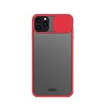 For iPhone 11 Pro MOFI Xing Dun Series Translucent Frosted PC + TPU Privacy Anti-glare Shockproof All-inclusive Protective Case(Red)