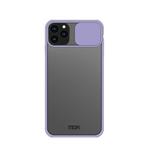 For iPhone 11 Pro Max MOFI Xing Dun Series Translucent Frosted PC + TPU Privacy Anti-glare Shockproof All-inclusive Protective Case(Purple)