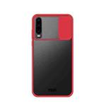 For Huawei P30 MOFI Xing Dun Series PC + TPU Anti-peep Waterproof And Anti-drop All-inclusive Protective Shell, Translucent Frosted(Red)