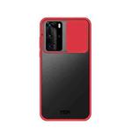 For Huawei P40 Pro MOFI Xing Dun Series PC + TPU Anti-peep Waterproof And Anti-drop All-inclusive Protective Shell, Translucent Frosted(Red)
