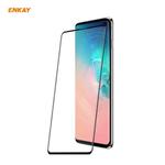 For Samsung Galaxy S10 ENKAY Hat-Prince 0.26mm 9H 3D Full Glue Explosion-proof Full Screen Curved Heat Bending Tempered Glass Film