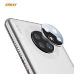 For HUAWEI Mate 30 Pro Hat-Prince ENKAY Rear Camera Lens Film Aluminium Alloy+PMMA Full Coverage Protector(Silver)
