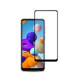 For Samsung Galaxy A21 10 PCS mocolo 0.33mm 9H 2.5D Full Glue Tempered Glass Film