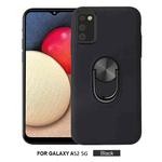 For Samsung Galaxy A52 5G/4G 360 Rotary Multifunctional Stent PC+TPU Case with Magnetic Invisible Holder(Black)