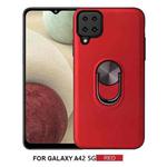 For Samsung Galaxy A42 5G 360 Rotary Multifunctional Stent PC+TPU Case with Magnetic Invisible Holder(Red)