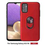 For Samsung Galaxy A32 5G 360 Rotary Multifunctional Stent PC+TPU Case with Magnetic Invisible Holder(Red)