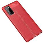 For Samsung Galaxy Note 20 Litchi Texture TPU Shockproof Case(Red)
