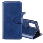 For Samsung Galaxy A71 ENKAY Hat-Prince Horizontal Flip Leather Case with Holder & Card Slots & Wallet(Dark Blue)