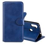 For Samsung Galaxy M11 ENKAY Hat-Prince Horizontal Flip Leather Case with Holder & Card Slots & Wallet(Dark Blue)
