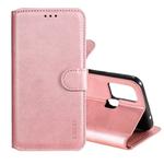 For Samsung Galaxy M31 ENKAY Hat-Prince Horizontal Flip Leather Case with Holder & Card Slots & Wallet(Pink)