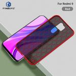 For Xiaomi Redmi 9 PINWUYO Series 2nd Generation PC + TPU Anti-drop All-inclusive Protective Shell Matte Back Cover(Red)