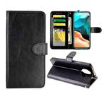 For Xiaomi Redmi K30 Pro Crazy Horse Texture Leather Horizontal Flip Protective Case with Holder & Card Slots & Wallet & Photo Frame(Black)