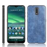 For Nokia 2.3 Shockproof Sewing Cow Pattern Skin PC + PU + TPU Case(Blue)