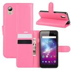 For  ZTE Blade A3 Lite Litchi Texture Horizontal Flip Protective Case with Holder & Card Slots & Wallet(Rose red)
