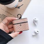 For Apple Airpods Pro Dragon Scale Pattern PU Leather Protective Case(Pink)