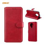 For Xiaomi Redmi K30 Pro ENKAY Hat-Prince Horizontal Flip Leather Case with Holder & Card Slots & Wallet(Red)