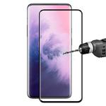 ENKAY Hat-Prince 0.26mm 9H 3D Explosion-proof Full Screen Curved Heat Bending Tempered Glass Film for OnePlus 7 Pro(Black)