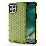 For iPhone 12 mini Shockproof Honeycomb PC + TPU Case(Green)