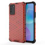 For Huawei Honor 30 Youth Shockproof Honeycomb PC + TPU Case(Red)