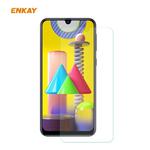 For Samsung Galaxy M31 / M21 ENKAY Hat-Prince 0.26mm 9H 2.5D Curved Edge Tempered Glass Film