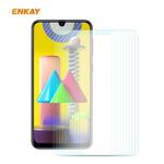 For Samsung Galaxy M31 / M21 10 PCS ENKAY Hat-Prince 0.26mm 9H 2.5D Curved Edge Tempered Glass Film
