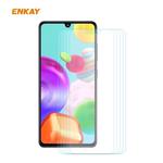 For Samsung Galaxy A41 5PCS ENKAY Hat-Prince 0.26mm 9H 2.5D Curved Edge Tempered Glass Film