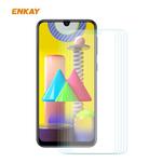 For Samsung Galaxy M31 / M21 5PCS ENKAY Hat-Prince 0.26mm 9H 2.5D Curved Edge Tempered Glass Film