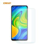 For Redmi 10X 4G / Redmi Note 9 5 PCS ENKAY Hat-Prince 0.26mm 9H 2.5D Curved Edge Tempered Glass Film